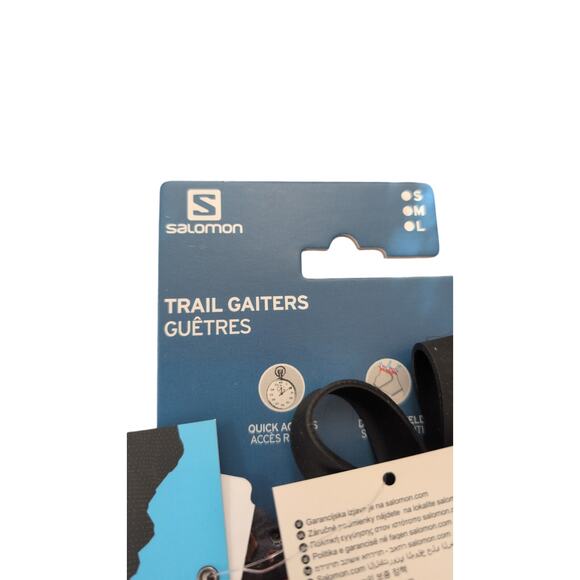 Salomon Trail Gaiter Red Size Medium NEW in Package - Picture 2 of 3